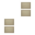 thumbnail image 1 of Wosthever De manteles individuales trenzados para , manteles individuales, posavasos, de PVC, rectangular, antideslizante, accesorios de cocina Marrón 30*45cm 2Conjunto, 1 of 6
