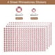 thumbnail image 2 of 1394Pcs 4mm/6mm Rhinestone Stickers for Crafts, 4 Sheet Round Rhinestone Sticker for Scrapbooking, Pink, 2 of 5