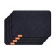 thumbnail image 2 of Kitchen Table Placemats Felt Place Mat Home Users Anti-scald Simple Design Black 41.00X30.00X0.30CM 1Set, 2 of 5