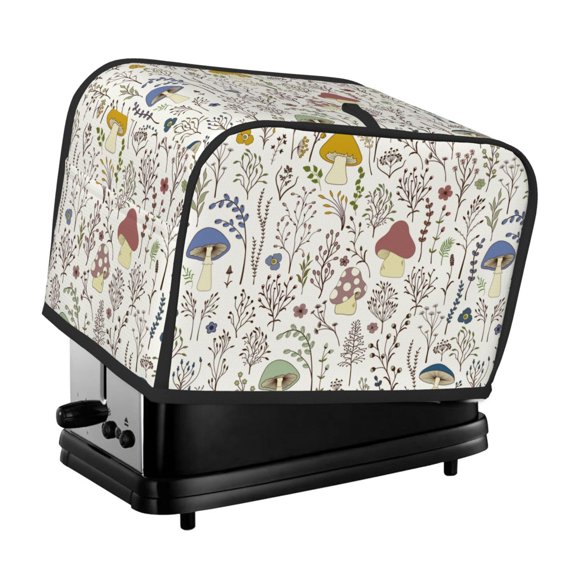 Funda para tostadora LUVOADALA Cute Wild Plants Hongos, 2 rebanadas
