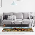 thumbnail image 6 of Dinosaur Elegant Gray Polyester Area Rug with Right-Angle Design for Living Room and Bedroom, 6 of 6