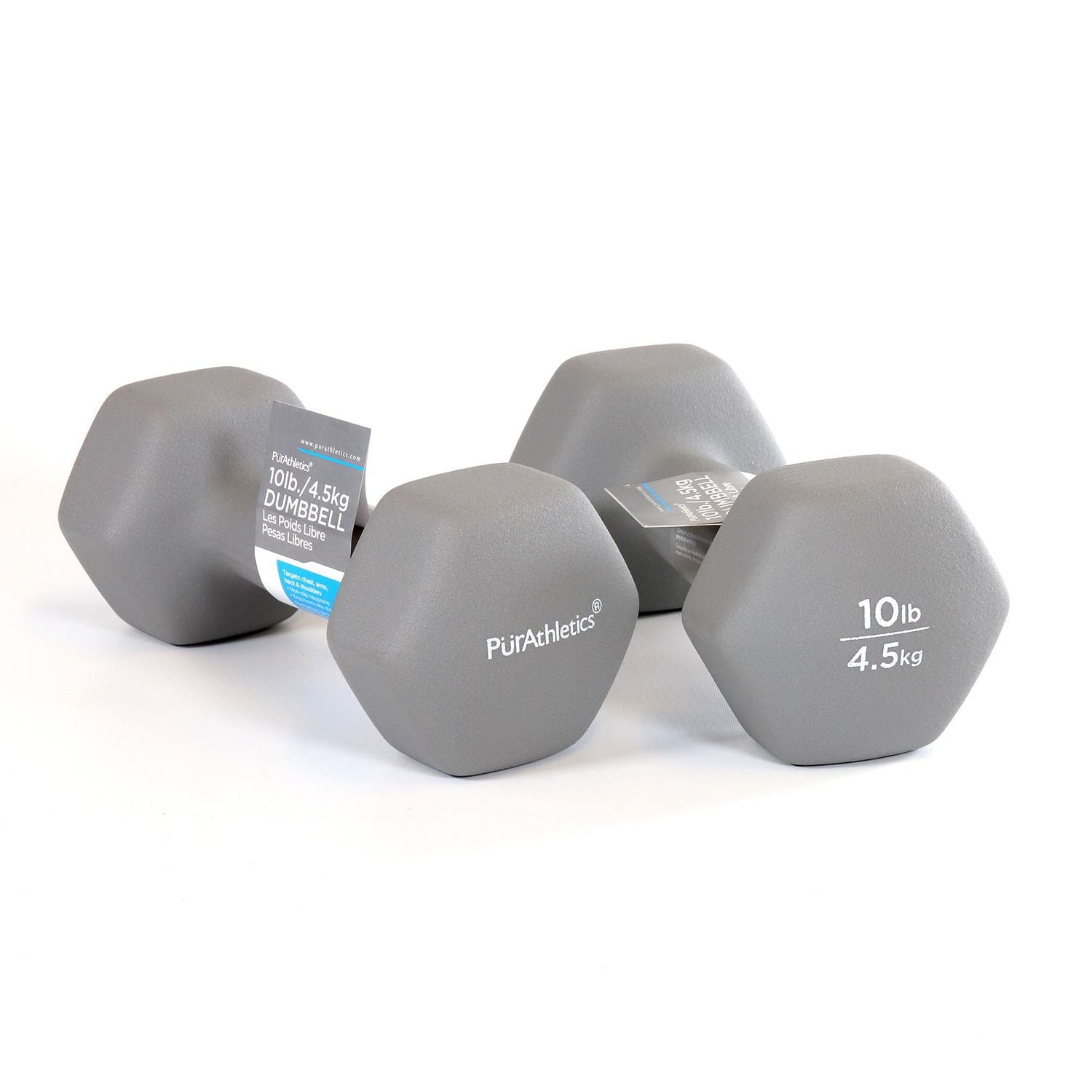 Hexagon Neoprene 10lb set