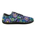 thumbnail image 4 of Psesaysky Floral Sneakers for Women Lace-up Barefoot Shoes Women Casual Walking Shoes Comfortable and Lightweight, 4 of 7
