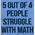 thumbnail image 2 of Funny People Struggle With Math Long Sleeve TShirt Men Women Brisco Brands X, 2 of 6