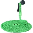 thumbnail image 1 of EIMELI Telescopic Hose 25ft Strongest Expanding Garden Hose with Triple Layer Latex Core & Latest Improved Extra Strength Fabric Protection for All Your Watering Needs Improved Design (Green), 1 of 1