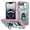 Mint/Pink, variant on Dteck Case for iPhone 16e,Shockproof Rugged Case Slide Camera Cover Protective Phone Case with Ring Stand Back Cover for iPhone 16e,Blue