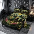 thumbnail image 2 of Erosebridal Witch Circle Bed Sheets 4-Piece,Witchy Garden Full Size Sheets,Green,1 Flat Sheet, 1 Fitted Sheet and 2 Pillowcases, 2 of 6