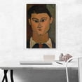 thumbnail image 2 of ARTCANVAS Portrait of Moise Kisling 1915 Canvas Art Print by Amedeo Modigliani - Size: 26" x 18" (1.50" Deep), 2 of 9