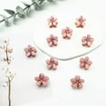 thumbnail image 2 of 10PCS Mini Flower Hair Clips with Rhinestone Small Flower Hair Claw Clips for Girls Women Fancy Flower Hair Pins Cute Hair Barrettes White Hair Clips Hair Accessories for Girls Women, 2 of 3