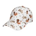 thumbnail image 6 of Lsque Rabbit And Squirrel Baseball Cap Trucker Low Profile Hat Golf Dad Hat Adjustable Original Classic Unconstructed Plain Cap Men Women, 6 of 9