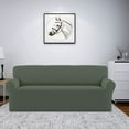 thumbnail image 7 of Easy-Going Super Stretch Sofa Slipcover Non Slip Couch Cover, Sofa Size, Grayish Green, 7 of 7