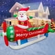 thumbnail image 3 of Arco de trineo de árbol de Feliz Navidad, Papá Noel, decoración inflable al aire libre, luz LED, decoración de fiesta de jardín de Año Nuevo, regalos para el hogar, nuevo, 3 of 4