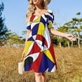 thumbnail image 3 of MONDRIAN AND GAUSS Sleeveless Dress Party dresses women dress sexy dress festival outfit women, 3 of 7