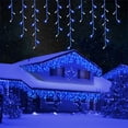 thumbnail image 3 of Christmas Decorations 2025 Icicle Lights Outdoor Waterproof New Year 2025 Led Curtain Garland Droop 0.5/0.6/0.7m, 3 of 5