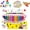 12PCS 1BOX, variant on Popcorn Pens, 3D Relief Art Pop Pens, Puffy Bubble Art Markers for DIY Crafts, Heat-Activated Drawing Pens for Beginners