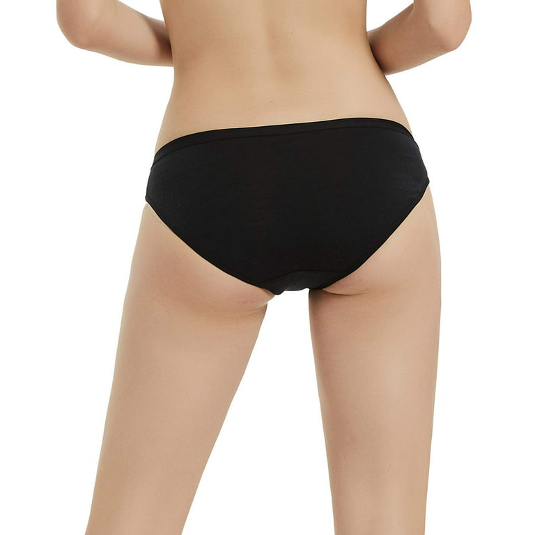 Metarino 2 Pack Women's Athletic Underwear Panties Soft Merino Wool Sports  Active Briefs,x-Large 