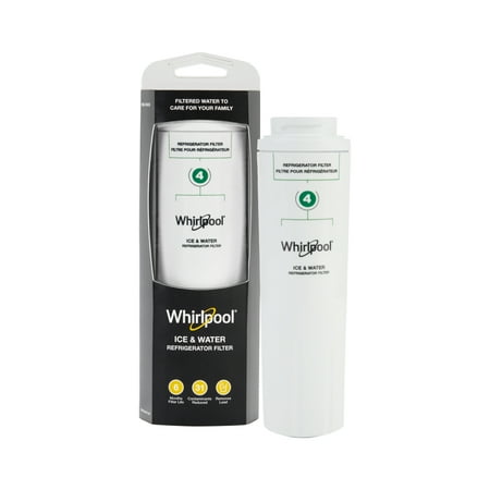 Whirlpool Refrigerator Water Filter 4 - WHR4RXD1, Single-Pack, Replace Every 6 Months, Green