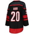 thumbnail image 3 of Youth Sebastian Aho Black Carolina Hurricanes Home Premier Player Jersey, 3 of 3