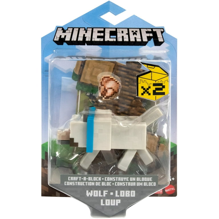 Minecraft Wolf Figure