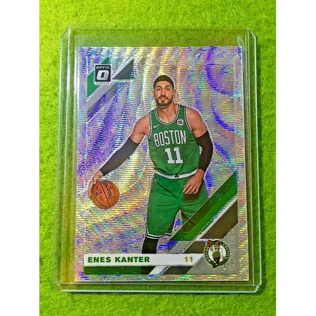 Enes Kanter Silver Prizm Card Jersey #11 Celtics Sp 2019-20 Panini Donruss Optic