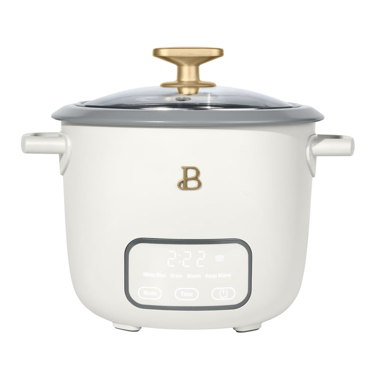 Beautiful 6-Cup Digital Rice Cooker with Glass Lid by Drew Barrymore photo 1