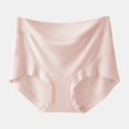 thumbnail image 3 of IFNWSV 100% Cotton Underwear Women Breathable Soft Solid Color Bikini Panties for Everyday Pink L, 3 of 4