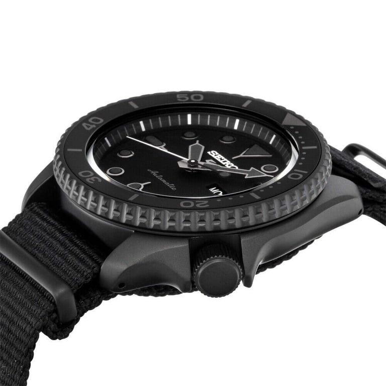 Seiko 5 Sports SRPD79K1 Men's Watch - Automatic, Black Dial, Water