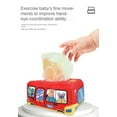 thumbnail image 6 of Tissue Box Toy - Baby Toys to 2-6 Years Montessori Toys for Babies 2 3 4 5 6 Years Old with Textured Tails Cloth Tissues, Crinkle Squeaky Sounds, High Contrast Colors -Toys for Babies, 6 of 8