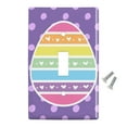 thumbnail image 2 of Cute Rainbow Happy Easter Egg Plastic Wall Decor Toggle Light Switch Plate Cover, 2 of 3