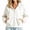 White, variant on Drawstring Zip Up Hoodies for Women Fashion Solid Color Long Sleeve Hooded Pocket Zipper Drawstring Pocket Sweatshirts Jackets Fall Winter Track Jackets with Pockets