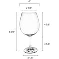thumbnail image 6 of TrueCraftware- 25 oz Red Wine Glass Polycarbonate - Plastic Stem Wine Glass Plastic Cocktail Glass Toasting Glass Red or White Wine Glass for Gift Wine Tasting Wedding House Warming, 6 of 6