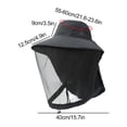 thumbnail image 3 of Fisherman Hat Fishing Hat Sun Protection Hat Outdoor Activities Hat Mosquito Protection Fishing Hat, 3 of 8