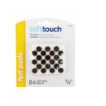 thumbnail image 1 of Protectores deslizantes para muebles SOFTTOUCH redondos de 3/8" 84 unidades color marrón, 1 of 7