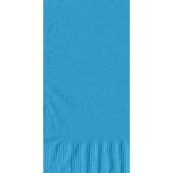 50 Plain Solid Colors Dinner Hand Towel Napkins Paper - Turquoise