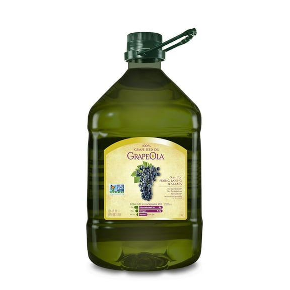 Pack of 6, Grapeola Grape Seed Oil, 3 lt