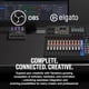 thumbnail image 3 of Mesa de mezclas digital Yamaha MGX12V de 18 canales con USB-C negra, 3 of 6