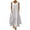 White, variant on Women's Dresses Cotton Linen Irregular Double Layer Tank Dress Plus Size Sleeveless Loose Beach Dresses Summer Sundress