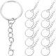 thumbnail image 1 of BRIGHTFUFU 100 Uds llavero de Metal llavero de Metal con cadena llavero de Metal llavero para mujer, 1 of 7