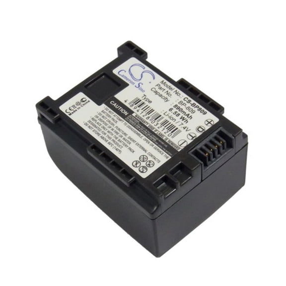 890mAh BP-809/S BP-809 BP-809/B Battery for Canon VIXIA HFM301 VIXIA HFM400 VIXIA HF S200 VIXIA HFS30 Vixia FS11