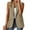 Khaki, variant on Delayuji Petite Blazers for Women Women Blazers for Work Casual Women's Sleeveless Coat Solid Color Cardigan Suit Casual Lapel Cardigan Jacket with Pockets AG L