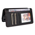 thumbnail image 4 of Allytechgroup Flip Case for Samsung Galaxy S25 Ultra with Credit Card Slot, RFID Blocking PU Leather Case with Hand Wrist Slim Fit Shockproof Full Body Protective Cover for Galaxy S25 Ultra, Black, 4 of 6