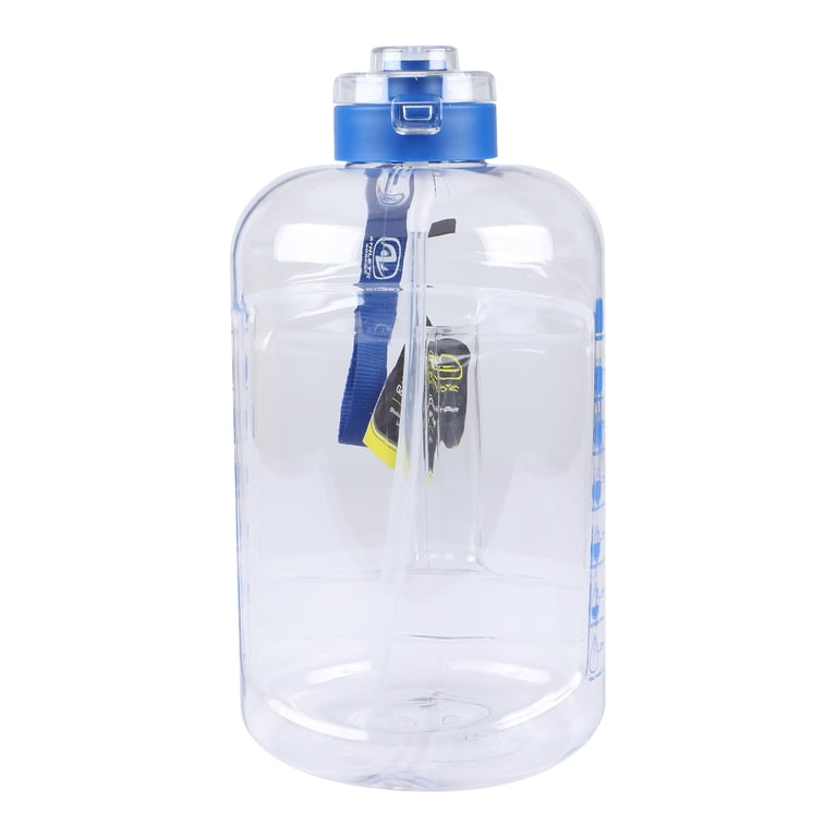 ゆっこatelierbluebottle Athletic Works 128 oz Water Jug with Dual Lid, Blue Accent, Tritan