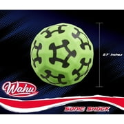 Wahu Sonic Shock Ball Green Ultra-Bounce Ball Bounces up to 60 - Bounce & Catch 2.7 Ball