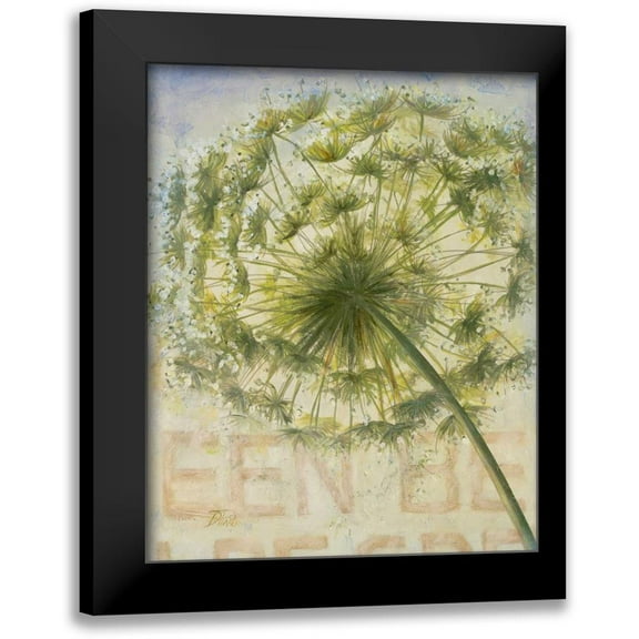 Pinto, Patricia 12x14 Black Modern Framed Museum Art Print Titled - Be Green II