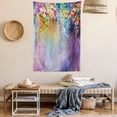 thumbnail image 2 of Flower Tapestry, Abstract Herbs Weeds Alternative Medicine Blossoms Ivy Back Florets Shrubs Design, Wall Hanging for Bedroom Living Room Dorm Decor, 40W X 60L Inches, Multicolor, by Ambesonne, 2 of 5