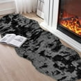 thumbnail image 4 of Fufafayo under $5 Faux Sheepskin Runner Rugs 2x5.9 Ft, Non-Slip Throw Rugs, Fluffy Shag Bedroom Rug Fur Couch Home Decor Washable, 4 of 9