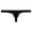 Black, variant on Mens Thong Underwear 2025 Casual Fashion Solid Erogenous Ultrabook Low Waist Seamless Thong Black