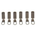 thumbnail image 4 of Metal Zipper Head, Stainless Steel Easy To Replace Zipper Pull Tab  For Luggage Bronze, 4 of 8
