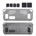 thumbnail image 1 of Estuche de protección con pegatinas de botón de panel táctil de soporte para Steam Deck (gris) Ehuebsd Para estrenar, 1 of 9
