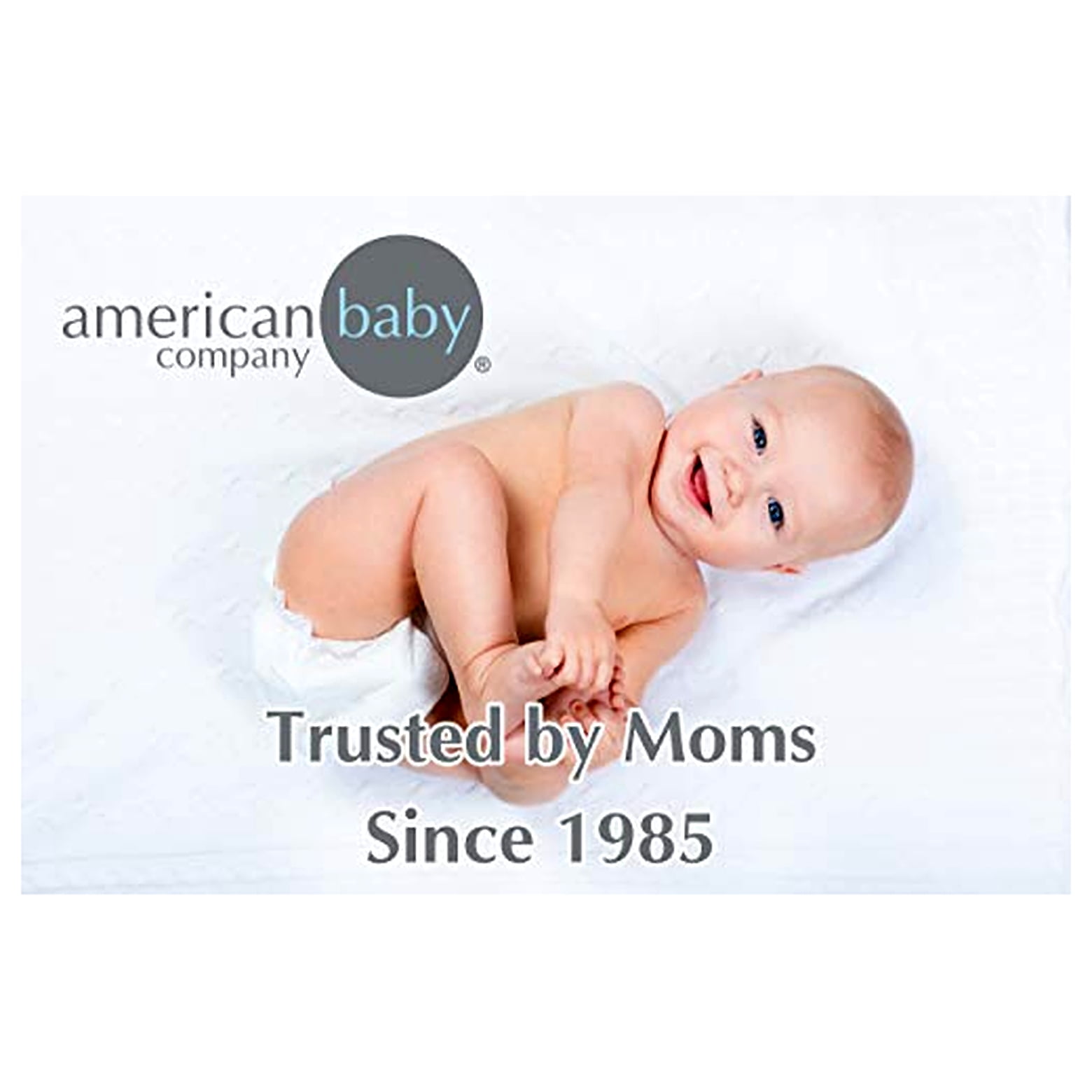 American Baby Company 15" x 33" Fitted Bassinet Sheet, 100% Natural Cotton Jersey Knit, White, Soft Breathable, for Boys and Girls, Pack of 2